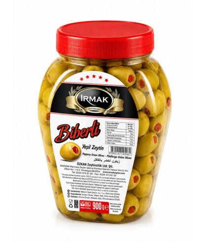 irmak-zeytin-gemlik-biberli-yesil-zeytin-pet-900-gr
