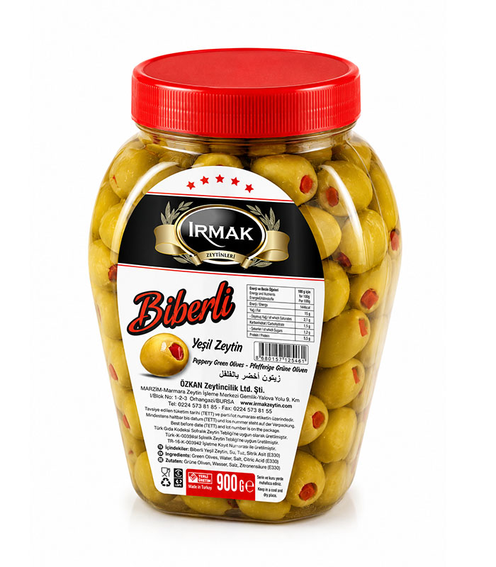 irmak-zeytin-gemlik-biberli-yesil-zeytin-pet-900-gr