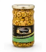 irmak-zeytin-gemlik-dilimli-yesil-zeytin-cam-300-gr
